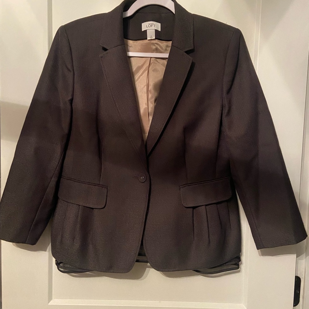 LOFT Women's Dark Brown Blazer